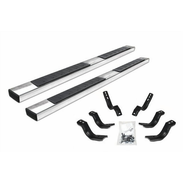 Go Rhino Running Board 6862404680PS OE Xtreme II; Polished; Stainless Steel; Unlighted; Rocker Panel Mount