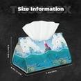thumbnail image 5 of Logiee Lighthouse Sea Port Print Tissue Box Cover,Stylish Tissue Box Holder Decorative Tissue Cover for Bathroom Toilet Bedroom Living Room Table Desk Office, 5 of 7