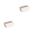 thumbnail image 2 of Billuyoard Tissues Storage BoxNapkin Holder Case Multi-functional Dispenser Plastic Boxes Rectangle for Business Organizer 2Conjunto, 2 of 6