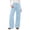 Light Blue, variant on dGslk High Waist Wide Leg Jeans for Women Stretchy Loose Fit Denim Pants with Pockets Casual Trendy Trousers for Daily Wear Black L
