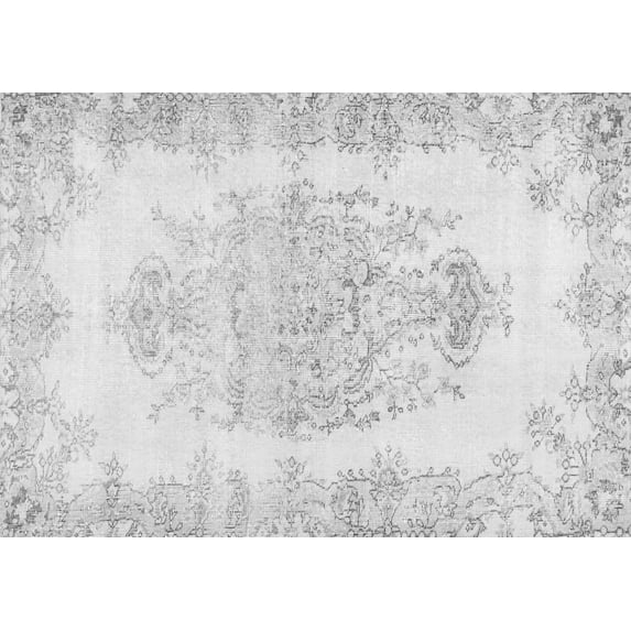 Ahgly Company Indoor Rectangle Persian Gray Traditional Area Rugs, 2' x 3'