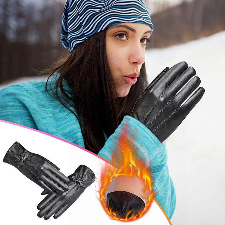 Best leather gloves for winter womens sale
