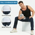 thumbnail image 5 of Aptoco 3 Pcs Compression Shirts for Men Slimming,Men Body Shaper Fajas para Hombres Undershirt for Men's Gynecomastia, 5 of 8