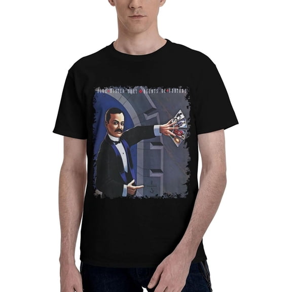 Blue Rock Oyster Music Cult Band T Shirt Man's Casual Tee Classic Round Neck Short Sleeve Shirts
