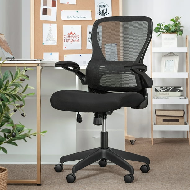 Hoffree Office Chair MidBack Ergonomic Desk Chair Computer Mesh Chair