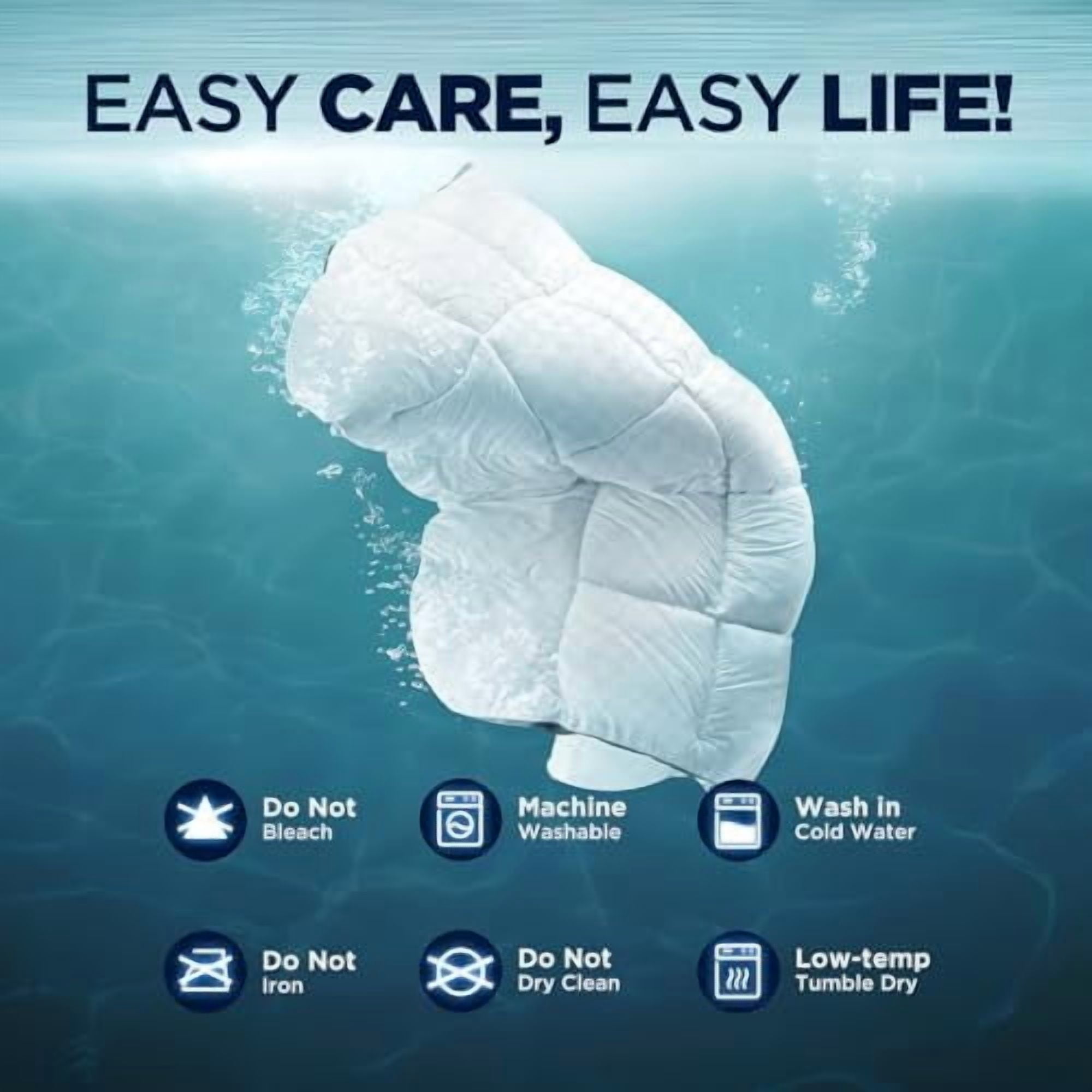 Biteany Mattress Topper King Size, Extra Thick Mattress Pad 6-21" Deep Pocket Soft Fill (78x80inches)