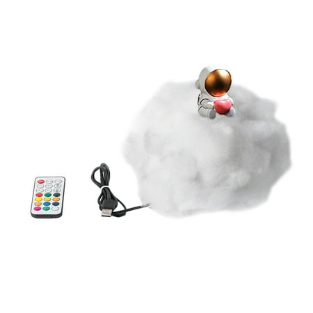 

JoniHYY Party Light-up Decoration LED Colorful Clouds Astronaut Lamp With Rainbow Effect As Children s Night Ligh