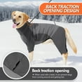 thumbnail image 5 of ROZKITCH Warm Dog Winter Coat Windproof Adjustable Turtleneck Fleece Dog Jacket for Halloween and Christmas Pajamas for Small Dogs Gray S, 5 of 8