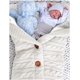 thumbnail image 3 of Mantas unisex para bebé, mantas suaves y gruesas de lana tejidas para bebés, niñas, niños, envolturas para cochecito, accesorio para bebé, 29,5x13,8 pulgadas, color Beige, 3 of 5