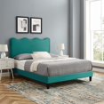 thumbnail image 3 of Modway Current Performance Velvet King Platform Bed, Multiple Colors, 3 of 3