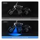 thumbnail image 3 of Lámpara Led de ala de Ángel para motocicleta, piezas de modificación de alta definición, luces traseras LED para motocicleta, Lámpara decorativa para Moto, 2 piezas, 3 of 5
