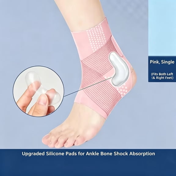 Silicone Ankle Brace, Sprain Prevention Stabilizer for Sports Joint Recovery