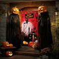 thumbnail image 4 of Halloween Door Decorations Banner Cover, Large Fabric Decor Banner, Happy Halloween Banners with Witch Castle Pattern for Front Door Decorations Indoor Outdoor Party Supplies, 4 of 6