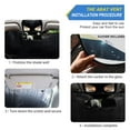 thumbnail image 3 of Cat Astronaut Circle Automotive Front Car Windshield Sun Shade Reflector Foldable for Front Fit for Cars Truck SUVs, 3 of 8