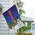 thumbnail image 3 of America Forever Winter Snowman Monogram Letter I House Flag 28 x 40 inch Double Sided, Christmas Snowman Flag, Xmas Tree Winter Holiday Farmhouse Yard Seasonal Xmas Outdoor DÃ©cor, 3 of 5