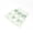 White Sage Green French Toile, variant on Efavormart 10-Pack Taper Candles 12" Premium Wax Design White - Unscented Candles for Stylish Settings