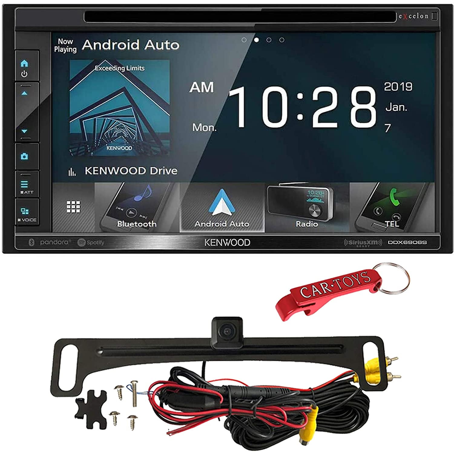 Kenwood Excelon DDX6906S 6.8" DVD Receiver Safe Driver's Bundle with