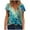 B-Blue, variant on QLEICOM Trendy Floral T-Shirt, Women's Summer Short Sleeve Tunic Tops, Plus Size V Neck Graphic Tees Shirt, Casual Comfy Blouses T-Shirts Pullover Tees S-2XL, Gifts for Mom
