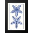 thumbnail image 2 of Vision Studio 10x14 Black Modern Framed Museum Art Print Titled - Blue Sea Stars IV, 2 of 5