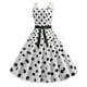 thumbnail image 1 of Vestido oscilante sexy sin mangas con cuello redondo y estampado vintage para mujer Fridja  hj2603, 1 of 6