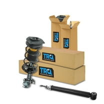 TRQ Front and Rear Complete Strut Assembly & Shock Absorber Kit Complete Strut & Coil Spring Assembly Fits Select 2007-2012 Nissan Versa