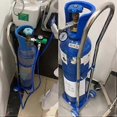 thumbnail image 5 of Oxygen Cylinder Cart Steel Gas Cylinder Organizer Shelf Oxygen Tank Truck for Factory Use 80cm/31.4in, 5 of 5