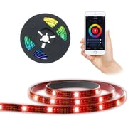 Monster Smart Illuminessence 6.5ft Indoor LED Strip Lights, Multicolor LED Lights for Bedroom, App Control