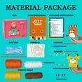 thumbnail image 2 of Wiher Crochet Kit for Beginners, Crochet Starter Kit for Adults and Kids Complete Knitting Kit to Make 2Pcs Animals, Learn to Crochet with Step-by-Step Instruction and Video (Frog), 2 of 6