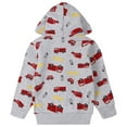 thumbnail image 2 of Toddler Boys Fire Trucks Zipper Hoodies Jacket Cool Sports Outfit Coat 2-7 Y, 2 of 6