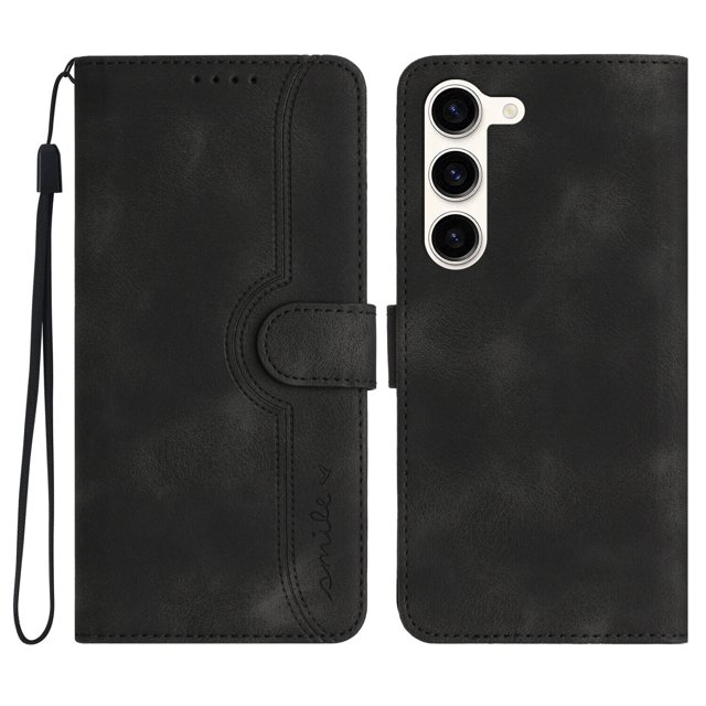 Compatible with Samsung Galaxy S23 Plus 5G Case Premium PU Leather Wallet with Built-in Magnet Cover