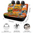 thumbnail image 2 of Kratts Salvajes-theme Car Rear Seat Covers Back Elastic Flexible Car Seat Covers Decorative Fits Most Cars 120x59x76cm, 2 of 6