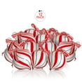thumbnail image 6 of Ornativity Peppermint Candy Ornament Set – Christmas Candy Cane Shatterproof Candy Balls Hanging Ornaments for Indoor or Outdoor Christmas Tree – 1 Dozen, 6 of 8