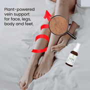 Isabella's Clearly VEIN, Varicose & Spider Vein Support Oil with Horse Chestnut and Helichrysum for Face and Body