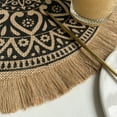 thumbnail image 6 of Tainini Bohemian Round Woven Placemats,15 inch Natural Wicker Placemats Rustic Weave Placemats for Dining Table, 6 of 6
