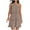 Khaki Dresses Women, variant on Women's Summer One Shoulder Tiered Ruffle Dress 2024 Solid Color Boho Sleeveless Swing Mini Dresses Hide Belly Work Casual Sun Dress