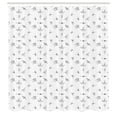 thumbnail image 3 of Ambesonne Classical Shower Curtain, Ballet Dancers Art, 69"Wx70"L, Charcoal Grey and White, 3 of 5