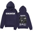 thumbnail image 3 of Sudadera con capucha para hombre y mujer, ropa de calle de gran tamaño con estampado de rapero Eminem, Álbum de Música, regalo de gira mundial, estilo Hip Hop, 3 of 5