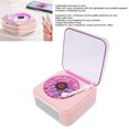 thumbnail image 3 of Wireless  Speaker, Small Record Player Night Light USB Rechargeable Desktop Wave Speaker for Bedroom Party, 3 of 7