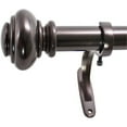 thumbnail image 1 of Decopolitan 1-Inch Urn Single Window Treatment Rod Set, 72 to 144-Inch, Bronze, 1 of 1