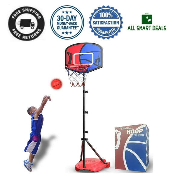 Canasta De Basketball Basquet Para Niños Ajustable Interior Exterior 3 A 8 Años
