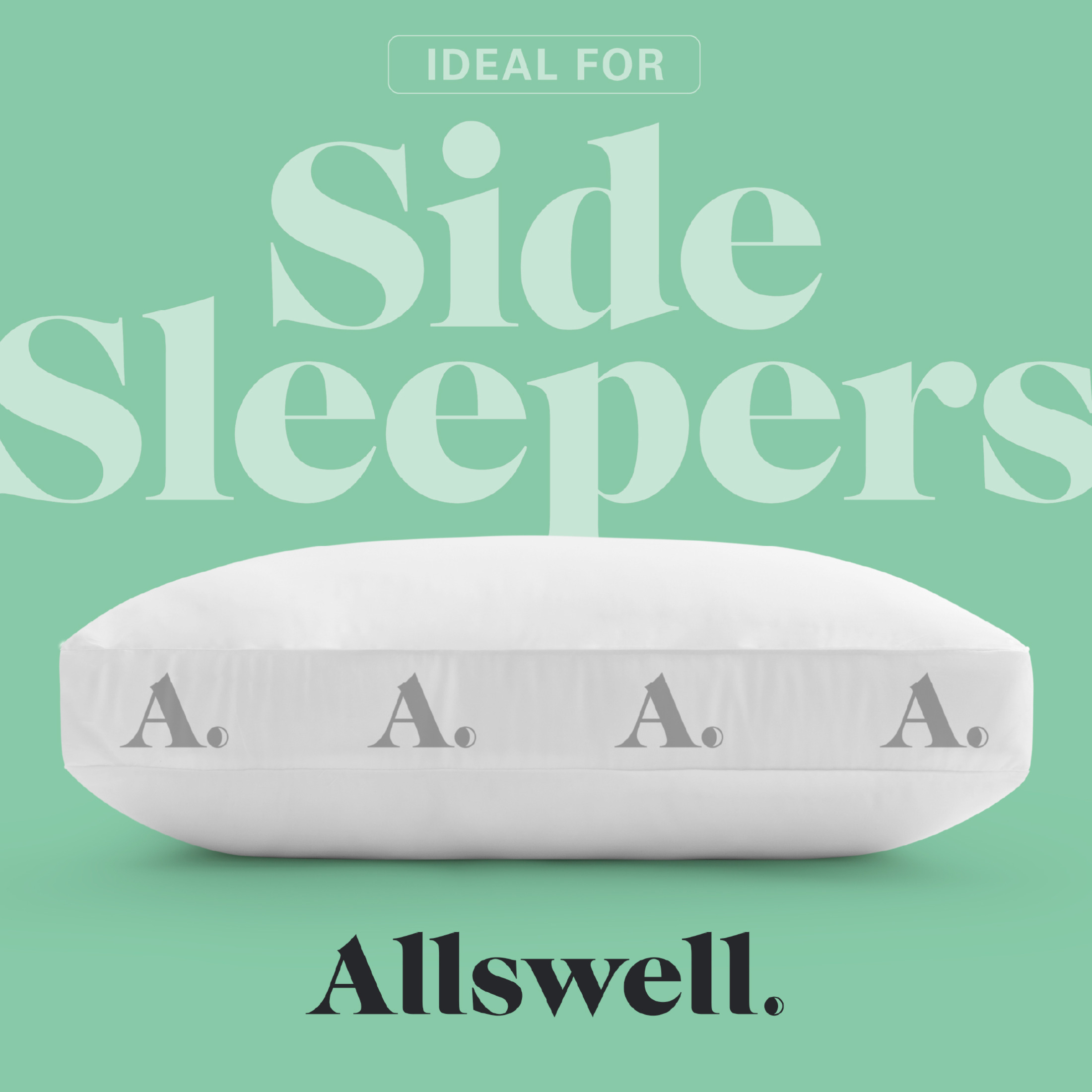 Allswell Side Sleeper Bed Pillow with HYGROCOTTON Cooling Cover photo 1