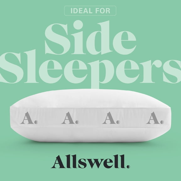 Allswell Side Sleeper Bed Pillow with HYGROCOTTON™ Temperature Regulating Cover, King