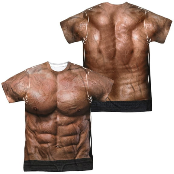 Muscle Costume (Front - Back Print) - Short Sleeve Shirt - Medium