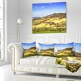 thumbnail image 2 of Designart Pienza Medieval Village Italy - Landscape Wall Throw Pillow - 18x18, 2 of 4