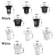thumbnail image 2 of Aeroponic Hydroponic Plant Grow Vegetable Planting Basket Nursery Pots Net Cup Mesh Pot BLACK-04, 2 of 8