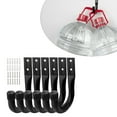 thumbnail image 6 of ROZYARD 6pcs Heavy Duty Metal Hooks Extension Cord Hanger for Garage Wall for Hanging Extension Cords & Utility Tool, 6 of 9