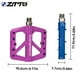 thumbnail image 4 of Ztto 1 par de nylon bicicleta pedal plano 24 picos cambiantes Color sólido Pedales de bicicleta Piezas de ciclo Accesorios de componentes Suministros Púrpura Advancent OD002863-05B, 4 of 6