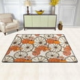 thumbnail image 2 of Dreamtimes Pumpkin Car Harvest Non-Slip Area Rug 36"x24", Fall Autumn Theme Floor Carpet Comfort Floor Mats Decor for Indoor Front Porch,Living Room, Bedroom,Kitchen, 2 of 7