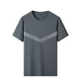 thumbnail image 1 of Men's Outdoor Sports T Shirts Lightweight Loose Fit Mens Sweatpants Open Bottom Mens Compression Shirts Pro 5 T Shirts for Men Jr Fall Fashion T Shirt Pack Mens T Shirts Shirts Men Pack Night Shirt, 1 of 2