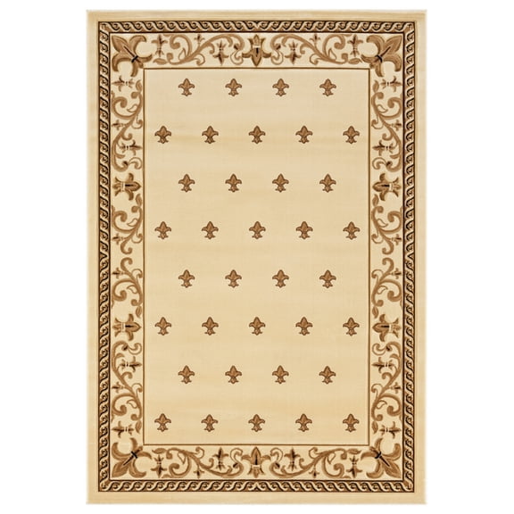 United Weavers Bristol Area Rug 2050 11626 Wington Beige Dotted Repeated 2' 7" x  4' 2" Rectangle